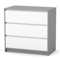 Комод Veres Берн 900 (біло-графітовий)