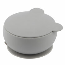 Глибока тарілка силіконова MinikOiOi Bowly (Powder Grey)