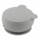 Глубокая тарелка силиконовая MinikOiOi Bowly (Powder Grey)