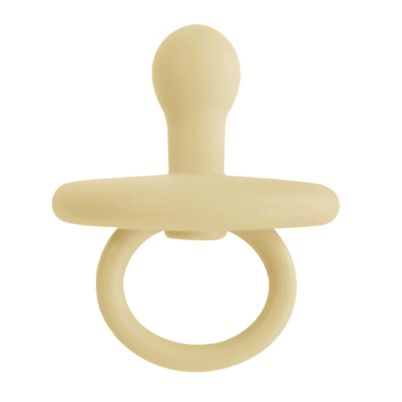 Пустышка ортодонтическая силиконовая MinikOiOi Binkee 0+ (Mellow Yellow) - фото | Интернет-магазин автокресел, колясок и аксессуаров для детей Avtokrisla