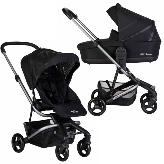 Универсальная коляска 2 в 1 Easy Walke MINI (Oxford Black) - фото | Интернет-магазин автокресел, колясок и аксессуаров для детей Avtokrisla