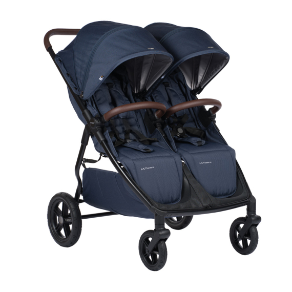 Прогулочная коляска для двойни Mast M.Twin X (Blueberry) - фото | Интернет-магазин автокресел, колясок и аксессуаров для детей Avtokrisla