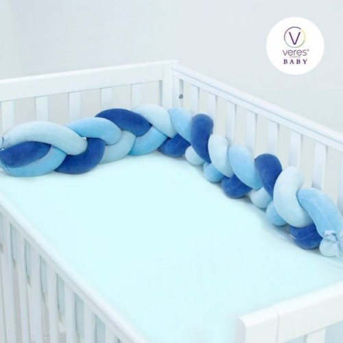 Бампер-коса Baby Veres Blue Gradient 120х15 см - фото | Интернет-магазин автокресел, колясок и аксессуаров для детей Avtokrisla