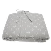 Бортик для ліжечка Tweeto (сірий в якір)