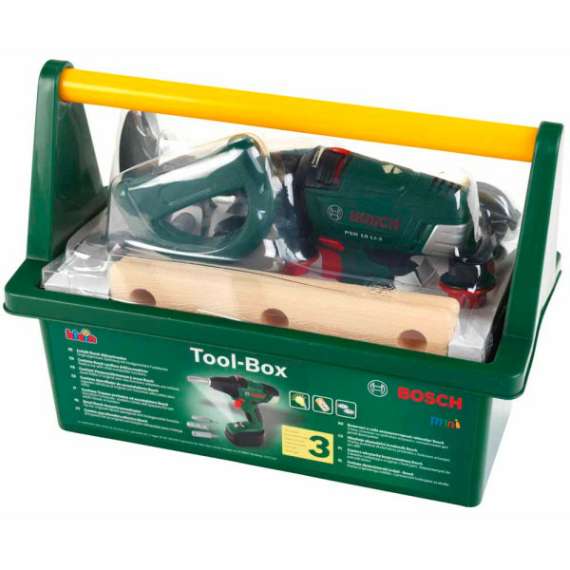Іграшковий набір інструментів у ящику BOSCH mini - фото | Интернет-магазин автокресел, колясок и аксессуаров для детей Avtokrisla