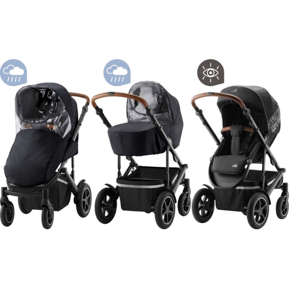 Набір світловідбиваючий чохол та дощовик BRITAX-ROMER Stay Safe - фото | Интернет-магазин автокресел, колясок и аксессуаров для детей Avtokrisla