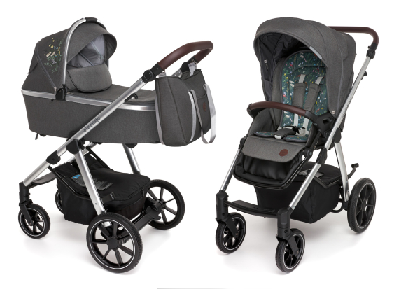 Універсальна коляска 2 в 1 Baby Design Bueno (117 - Graphite) - фото | Интернет-магазин автокресел, колясок и аксессуаров для детей Avtokrisla