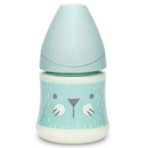 Пляшечка Suavinex Hygge Затишні історії, 150 мл, повільний потік (бірюзова)