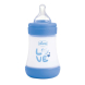 Пляшка пластикова Chicco PERFECT 5, 150 мл, соска силіконова, від 0 міс, повільний потік (блакитна)
