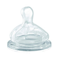 Соска силіконова Bebe Confort Emotion Physio з широкою основою, розмір S, повільний потік, 2 шт