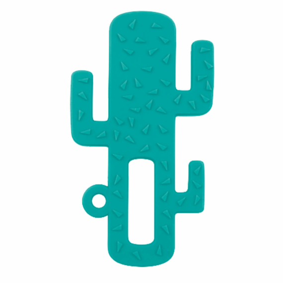 Прорізувач для зубів силіконовий MinikOiOi Cactus (Aqua Green) - фото | Интернет-магазин автокресел, колясок и аксессуаров для детей Avtokrisla