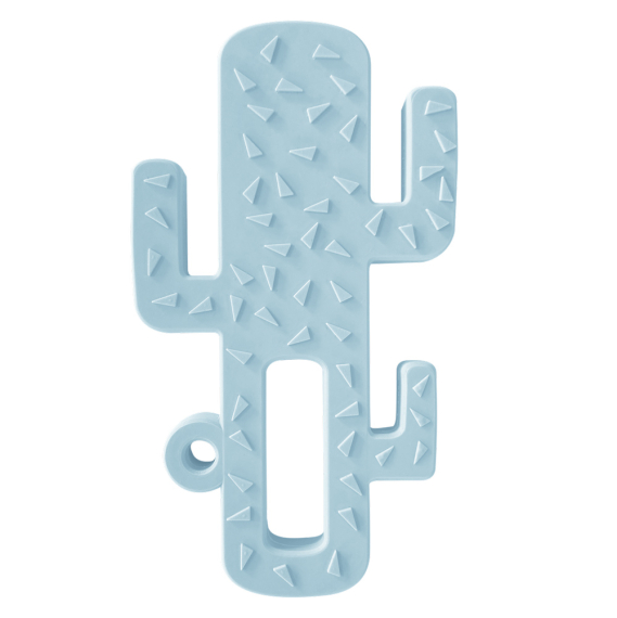 Прорезыватель для зубов силиконовый MinikOiOi Cactus (Mineral Blue) - фото | Интернет-магазин автокресел, колясок и аксессуаров для детей Avtokrisla