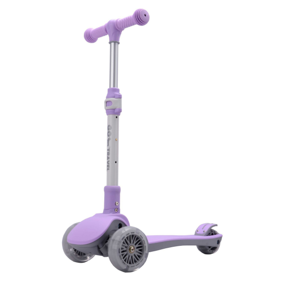 Складной самокат GO Travel (лиловый) - фото | Интернет-магазин автокресел, колясок и аксессуаров для детей Avtokrisla