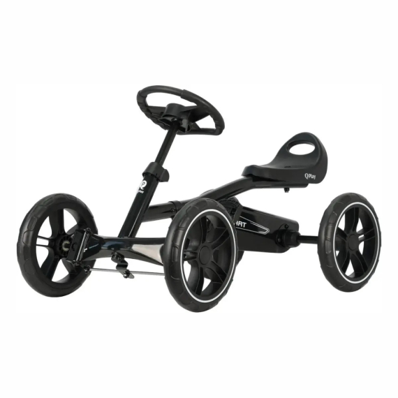 Велокарт дитячий Qplay Go Kart (Black) - фото | Интернет-магазин автокресел, колясок и аксессуаров для детей Avtokrisla