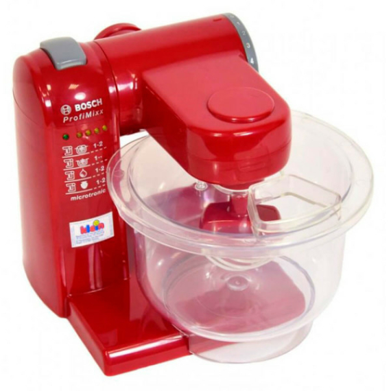 Іграшковий кухонний комбайн BOSCH mini (червоно-сірий) - фото | Интернет-магазин автокресел, колясок и аксессуаров для детей Avtokrisla