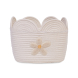 Корзина для іграшок Childhome Flower 30x20x15 см (білий)
