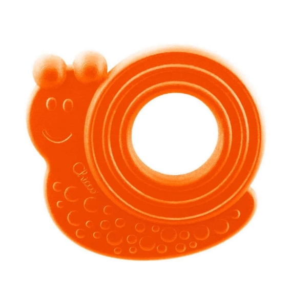 Прорізувач для зубок Chicco Равлик серії ECO+ (помаранчевий) - фото | Интернет-магазин автокресел, колясок и аксессуаров для детей Avtokrisla
