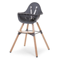 Стілець для годування Childhome Evolu 2 з бампером (natural/anthracite)