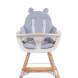 Водонепроникна подушка до стільця для годування Childhome Evolu (grey)