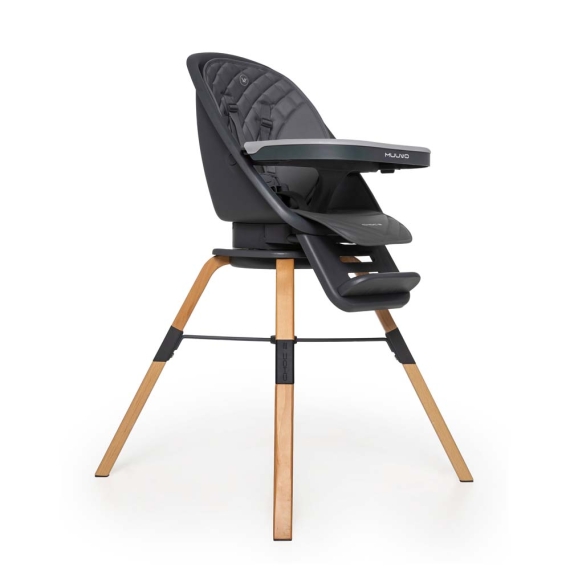 Стільчик для годування Muuvo Choc2 (Graphite) - фото | Интернет-магазин автокресел, колясок и аксессуаров для детей Avtokrisla