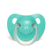 Пустушка анатомічна Suavinex Сенс життя, 6-18 місяців (зелений ведмідь)