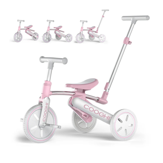 Дитячий велосипед Cooghi K3 (Pink) - фото | Интернет-магазин автокресел, колясок и аксессуаров для детей Avtokrisla