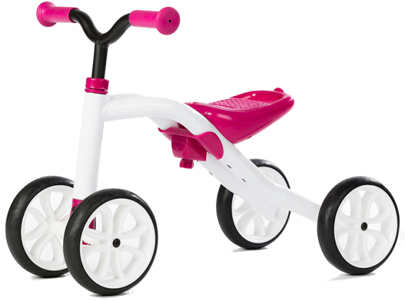 Велобег CHILLAFISH Quadie (Pink) - фото | Интернет-магазин автокресел, колясок и аксессуаров для детей Avtokrisla