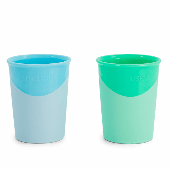 Чашки Twistshake 6+міс 170мл (Pastel Blue Green) - фото | Интернет-магазин автокресел, колясок и аксессуаров для детей Avtokrisla