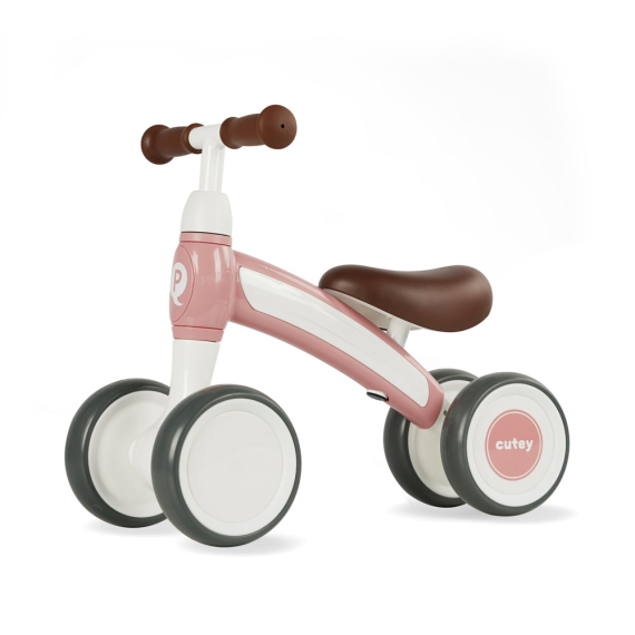Триколісний дитячий велосипед Qplay CUTEY (Light Pink) - фото | Интернет-магазин автокресел, колясок и аксессуаров для детей Avtokrisla