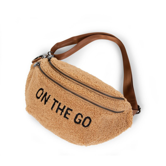 Сумка через плече Childhome Banana bag (teddy beige) - фото | Интернет-магазин автокресел, колясок и аксессуаров для детей Avtokrisla