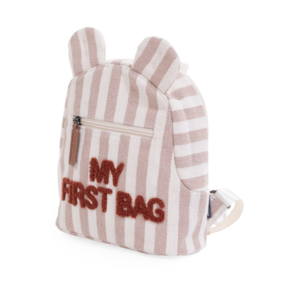Рюкзак дитячий Childhome My first bag (nude/terracotta) - фото | Интернет-магазин автокресел, колясок и аксессуаров для детей Avtokrisla