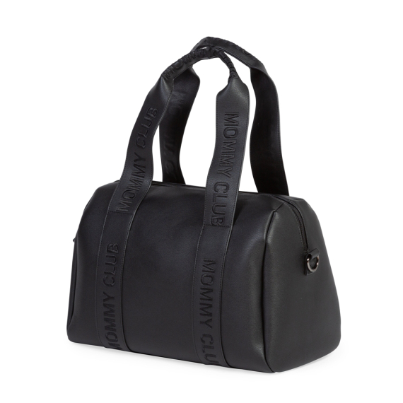 Сумка Childhome Mommy club Signature vegan (leather black) - фото | Интернет-магазин автокресел, колясок и аксессуаров для детей Avtokrisla