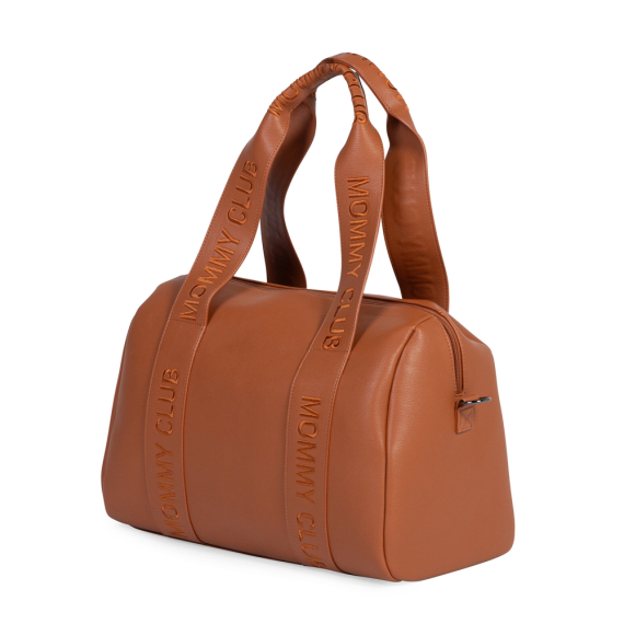 Сумка Childhome Mommy club Signature vegan (leather brown) - фото | Интернет-магазин автокресел, колясок и аксессуаров для детей Avtokrisla