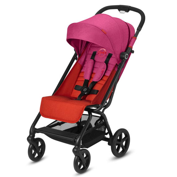 Прогулочная коляска Cybex Eezy S+ (Fancy Pink purple) - фото | Интернет-магазин автокресел, колясок и аксессуаров для детей Avtokrisla