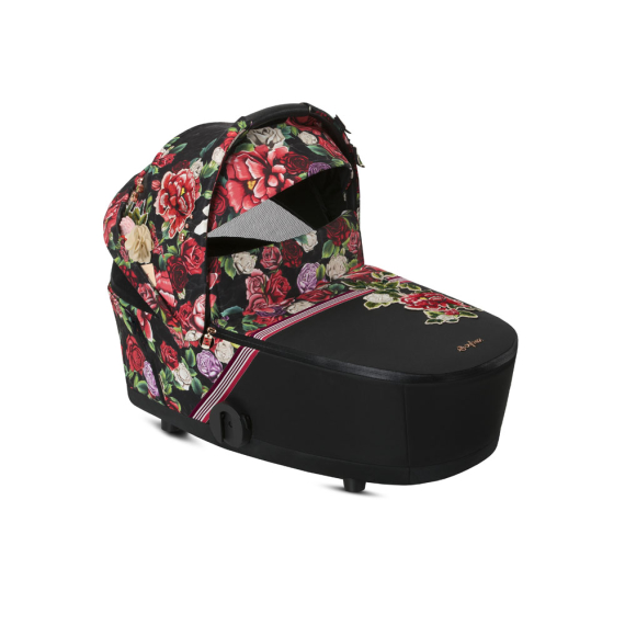 Люлька Cybex Mios Lux R Spring Blossom (Dark) - фото | Интернет-магазин автокресел, колясок и аксессуаров для детей Avtokrisla