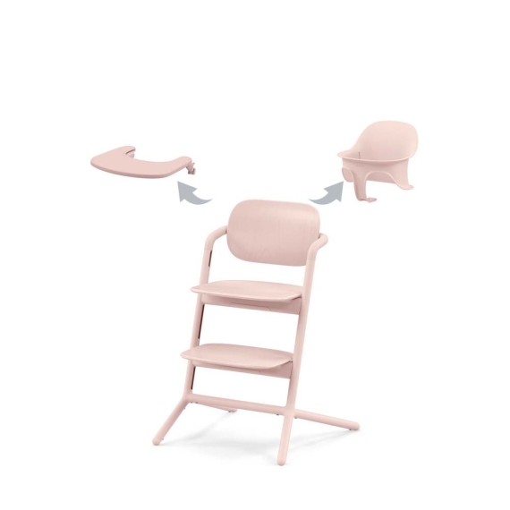 Стул для кормления Cybex Lemo 3 в 1 (Pearl Pink) - фото | Интернет-магазин автокресел, колясок и аксессуаров для детей Avtokrisla