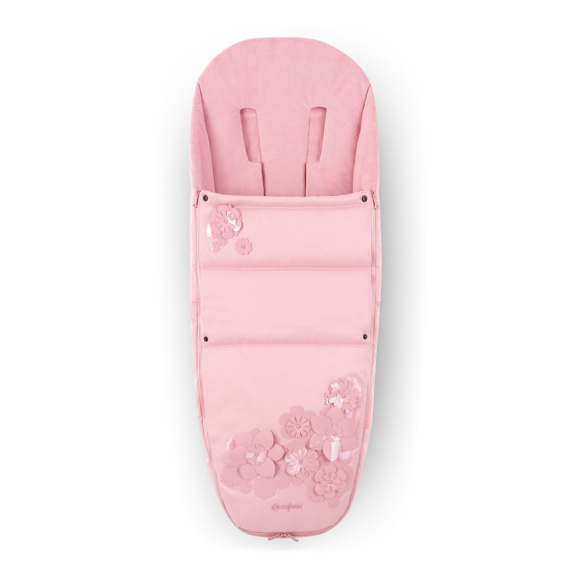 Чохол для ніг Cybex Platinum New Feneration (Simply Flowers Pink) - фото | Интернет-магазин автокресел, колясок и аксессуаров для детей Avtokrisla