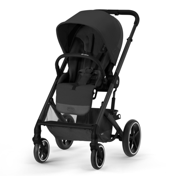Прогулочная коляска Cybex Balios S Lux 2023 (Moon Black) - фото | Интернет-магазин автокресел, колясок и аксессуаров для детей Avtokrisla