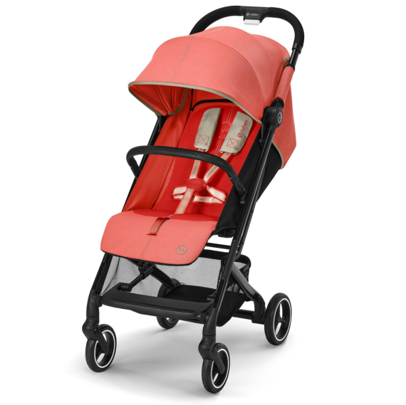 Прогулочная коляска Beezy New с бампером (Hibiscus Red) - фото | Интернет-магазин автокресел, колясок и аксессуаров для детей Avtokrisla