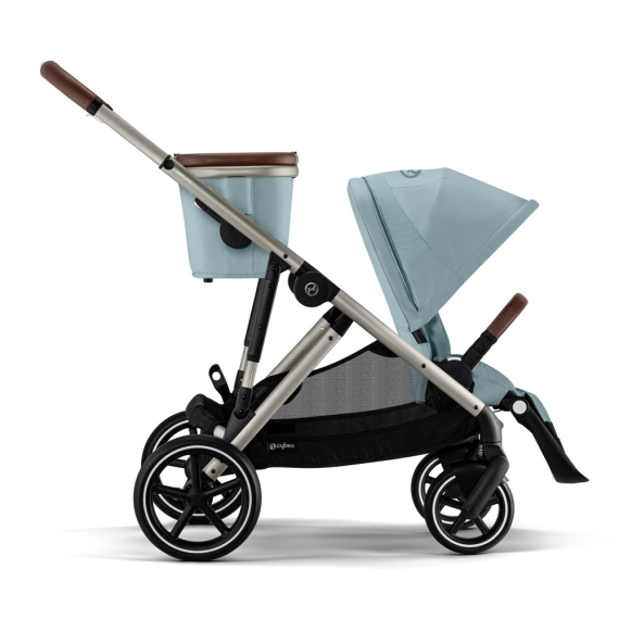 Прогулянкова коляска Cybex Gazelle S Twin mode (TPE / Sky Blue) - фото | Интернет-магазин автокресел, колясок и аксессуаров для детей Avtokrisla