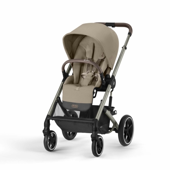 Прогулянкова коляска Cybex Balios S Lux (Almond Beige) - фото | Интернет-магазин автокресел, колясок и аксессуаров для детей Avtokrisla