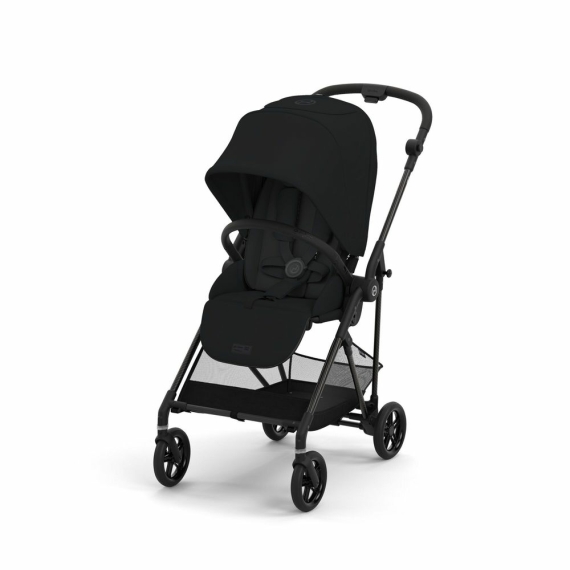 Прогулочная коляска Cybex Melio Carbon (Magic Black) - фото | Интернет-магазин автокресел, колясок и аксессуаров для детей Avtokrisla