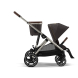 Прогулянкова коляска Cybex Gazelle S Twin mode (BLK / Chocolate Brown)