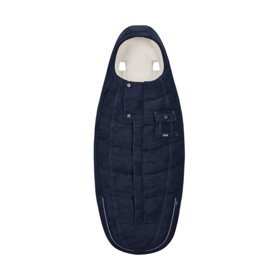 Чохол для ніг Cybex Platinum Rebellious Luxury (Denim Blue) - фото | Интернет-магазин автокресел, колясок и аксессуаров для детей Avtokrisla