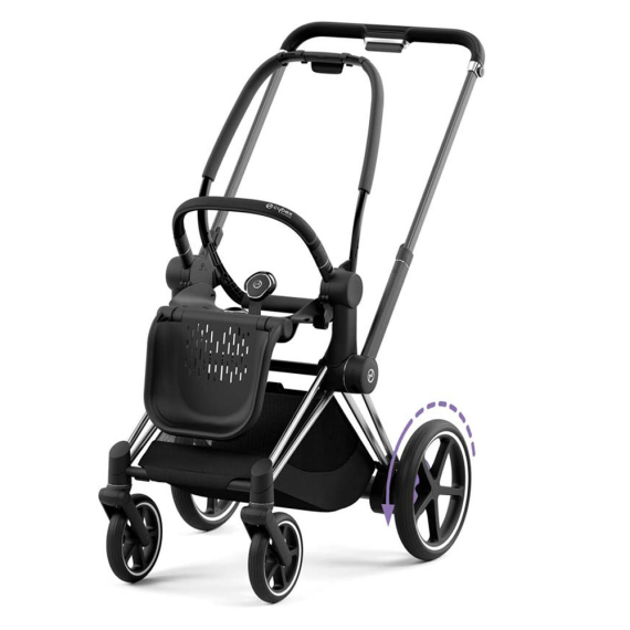 Шасси и каркас Cybex ePriam New Generation 2021 (Chrome Black) - фото | Интернет-магазин автокресел, колясок и аксессуаров для детей Avtokrisla