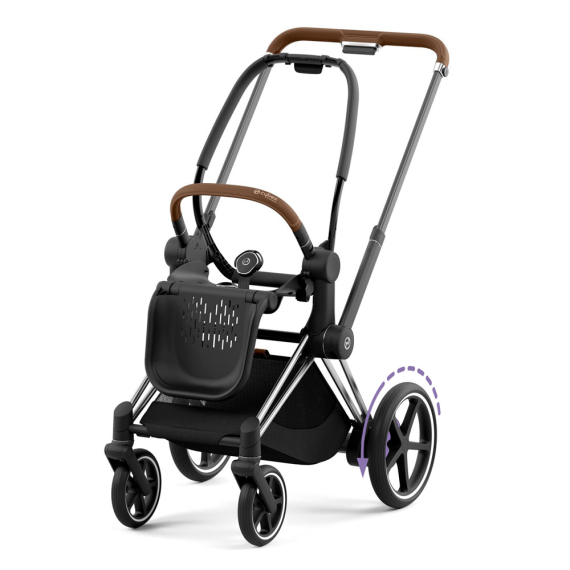 Шасси и каркас Cybex ePriam New Generation 2022 (Chrome Brown) - фото | Интернет-магазин автокресел, колясок и аксессуаров для детей Avtokrisla