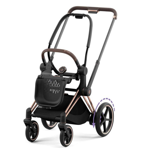 Шасі та каркас Cybex ePriam New Generation 2022 (Rosegold) - фото | Интернет-магазин автокресел, колясок и аксессуаров для детей Avtokrisla