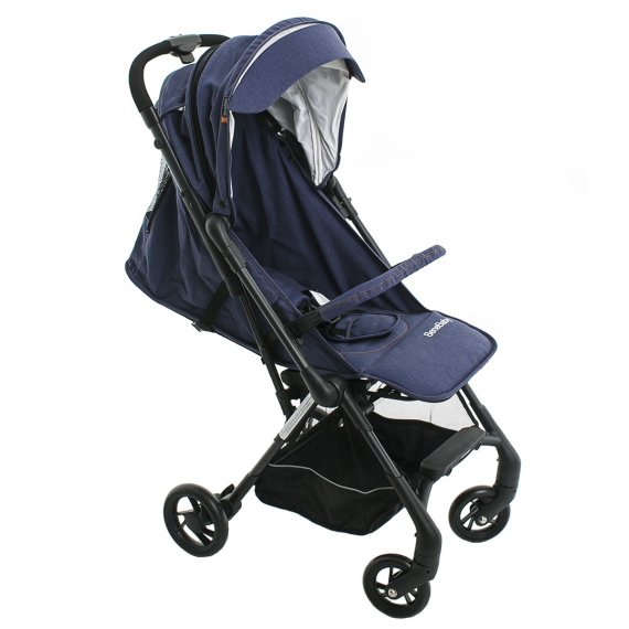 Прогулочная коляска Bene Baby D300 (джинс) - фото | Интернет-магазин автокресел, колясок и аксессуаров для детей Avtokrisla