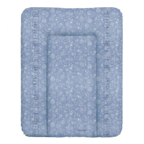 Сповивальний матрац мʼякий Ceba Baby Soft Changing Mat Small, 50x70 см (denim style boho) - фото | Интернет-магазин автокресел, колясок и аксессуаров для детей Avtokrisla