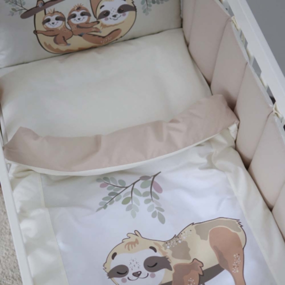 Постільний комплект Baby Veres Lazy sloth New, 6 одиниць - фото | Интернет-магазин автокресел, колясок и аксессуаров для детей Avtokrisla